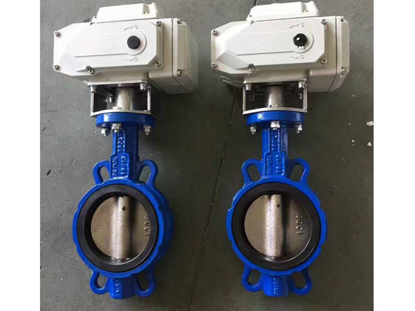 電動對(dui)夾蝶閥